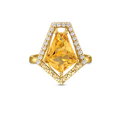 Manara "مَنارة" ring Citrine