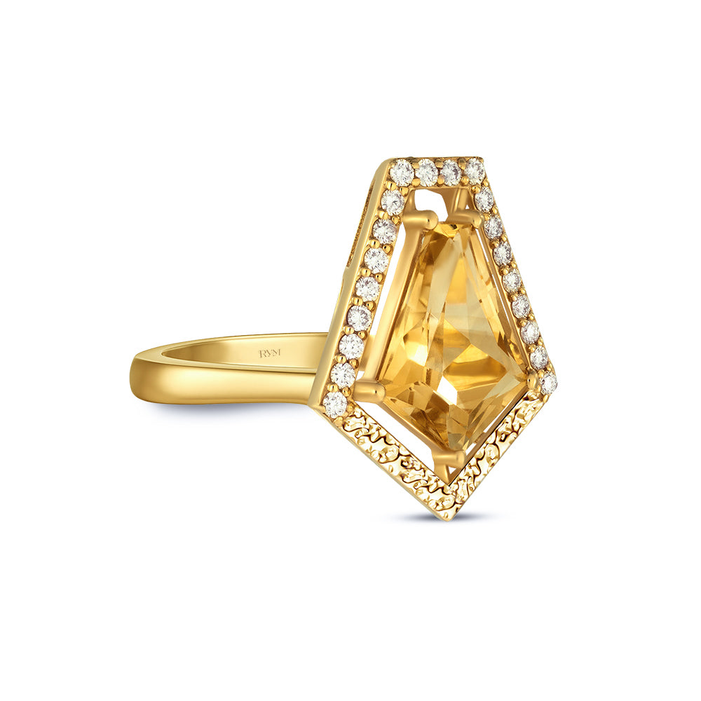 Manara "مَنارة" ring Citrine